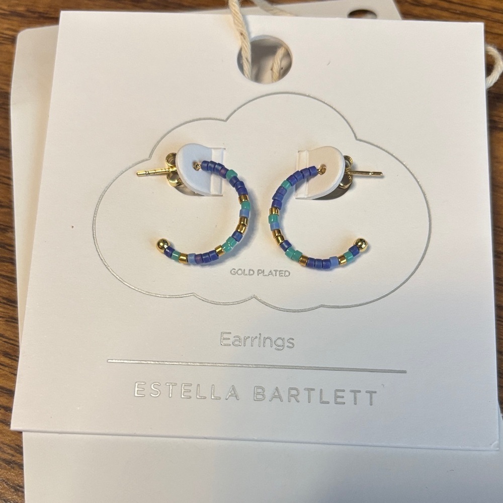 Estella Bartlett Gold Plated Multicolor Earrings